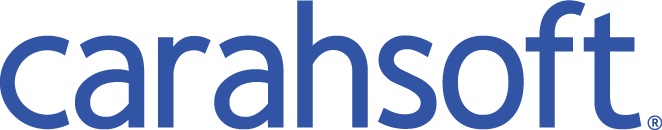 Carahsoft logo (blue amd white)